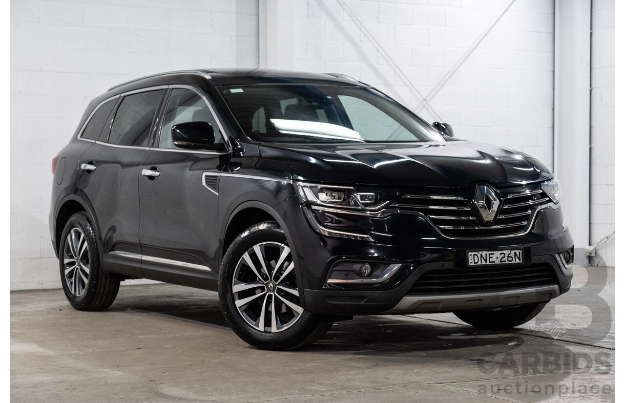 01/2017 Renault Koleos Intens X-Tronic (4x4) XZG 4d Wagon Metallic Black 2.5L
