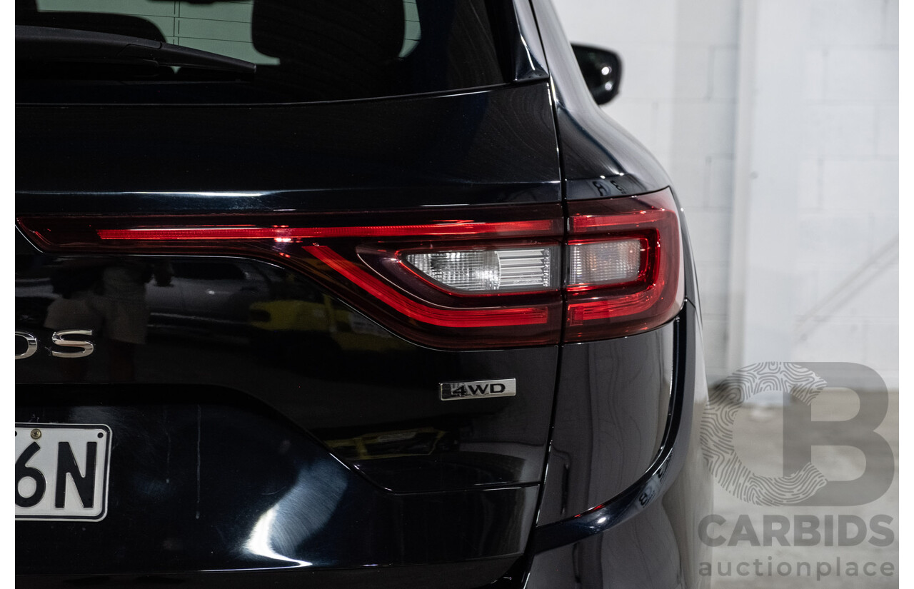 01/2017 Renault Koleos Intens X-Tronic (4x4) XZG 4d Wagon Metallic Black 2.5L