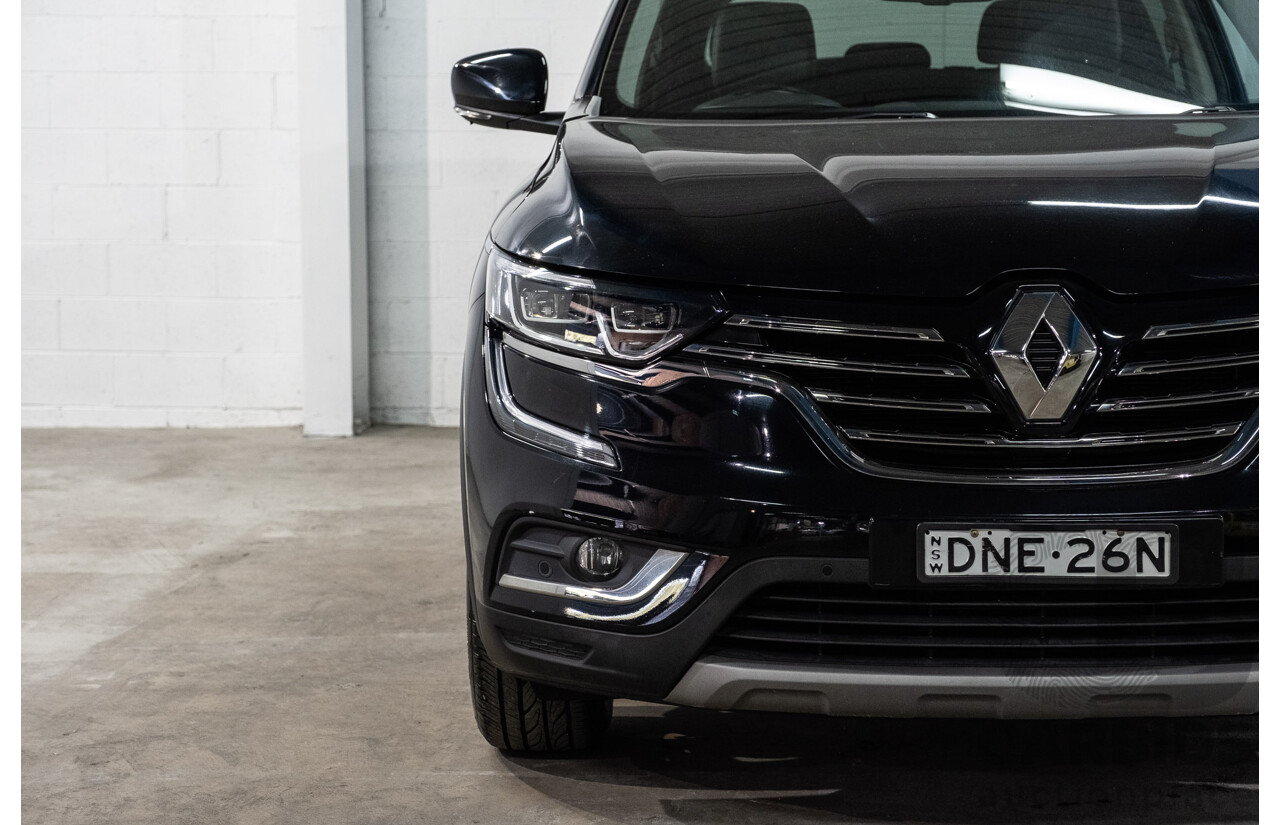 01/2017 Renault Koleos Intens X-Tronic (4x4) XZG 4d Wagon Metallic Black 2.5L