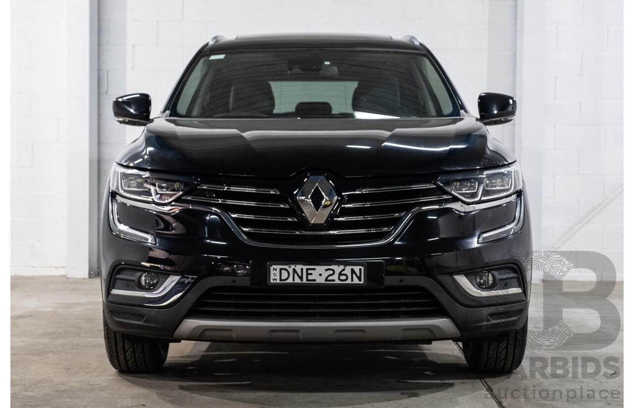 01/2017 Renault Koleos Intens X-Tronic (4x4) XZG 4d Wagon Metallic Black 2.5L