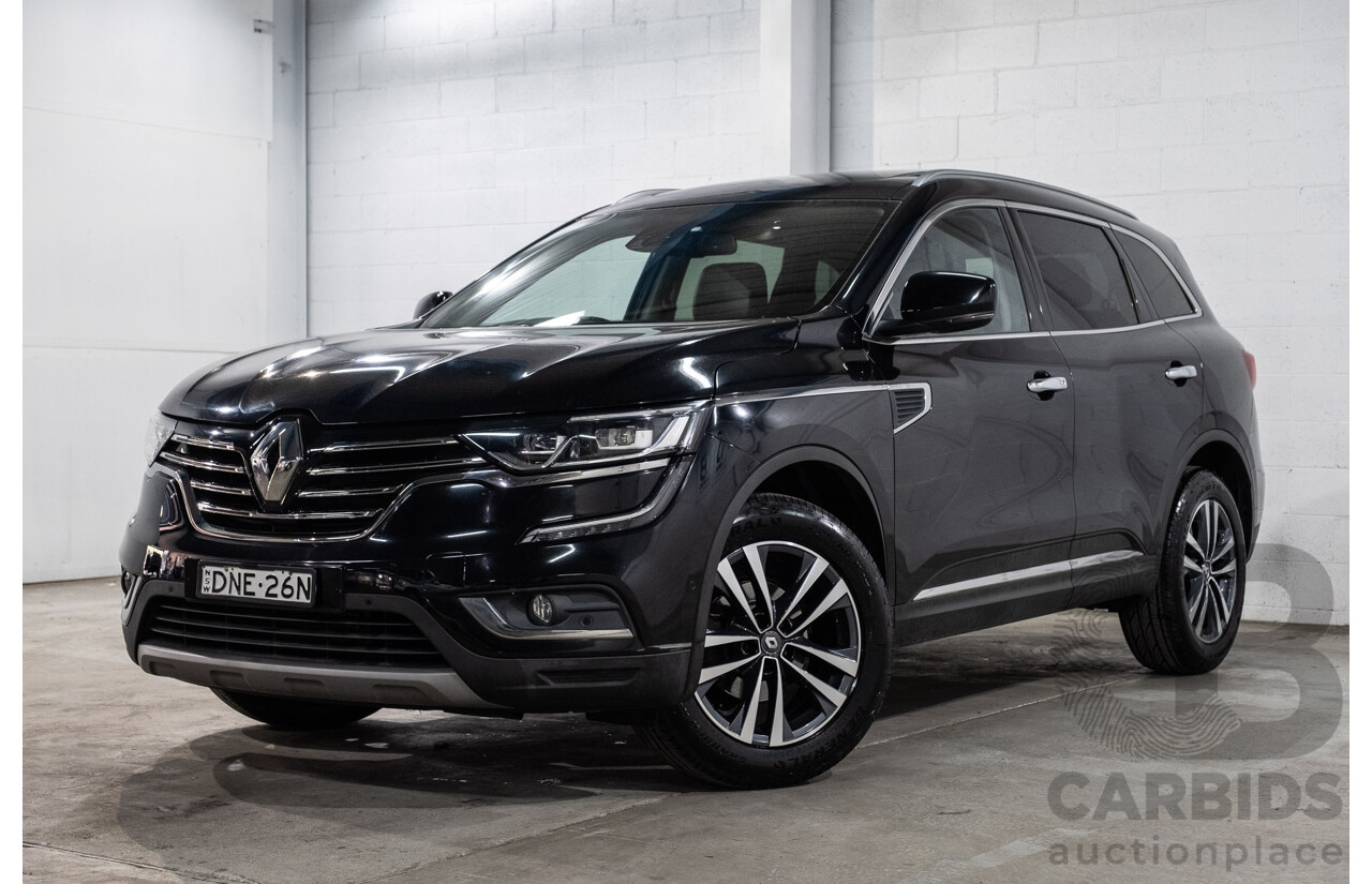 01/2017 Renault Koleos Intens X-Tronic (4x4) XZG 4d Wagon Metallic Black 2.5L