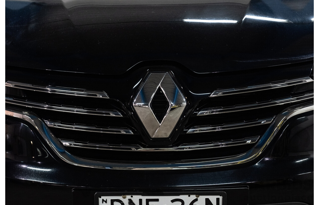 01/2017 Renault Koleos Intens X-Tronic (4x4) XZG 4d Wagon Metallic Black 2.5L