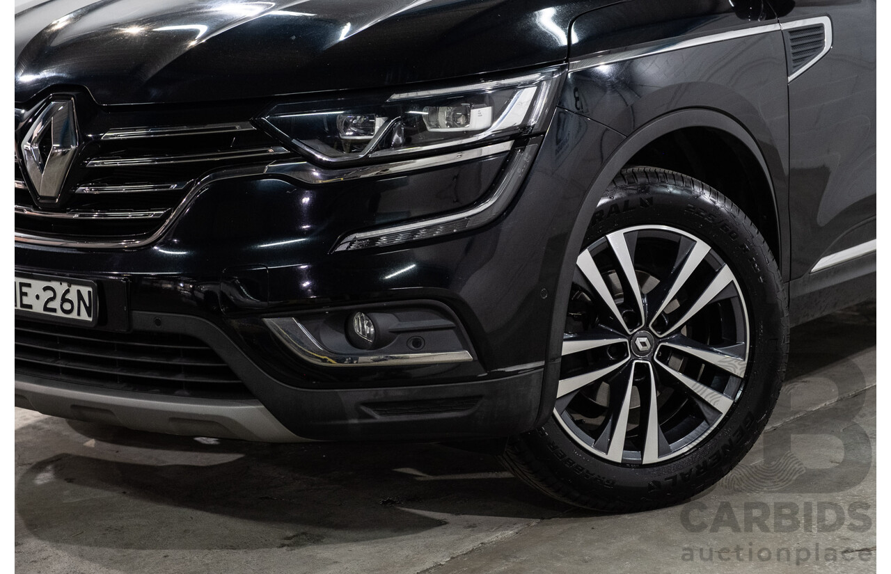 01/2017 Renault Koleos Intens X-Tronic (4x4) XZG 4d Wagon Metallic Black 2.5L