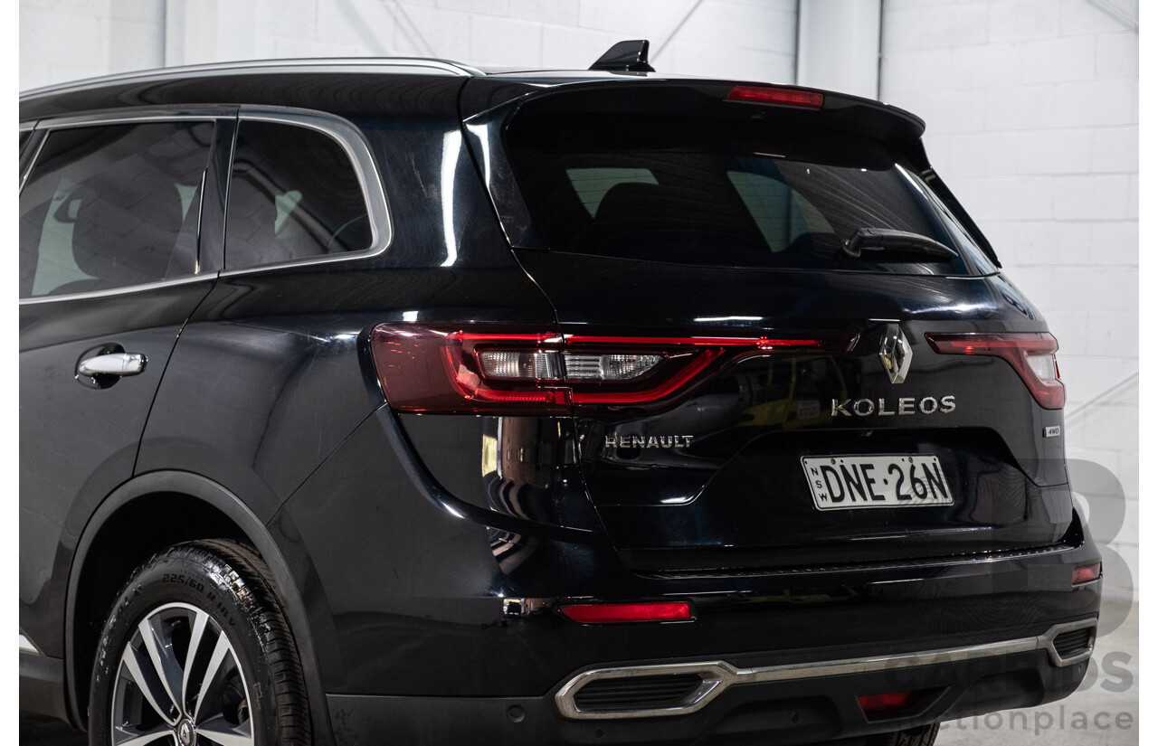 01/2017 Renault Koleos Intens X-Tronic (4x4) XZG 4d Wagon Metallic Black 2.5L