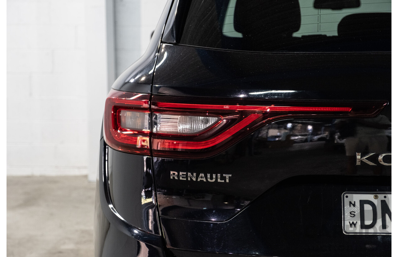 01/2017 Renault Koleos Intens X-Tronic (4x4) XZG 4d Wagon Metallic Black 2.5L
