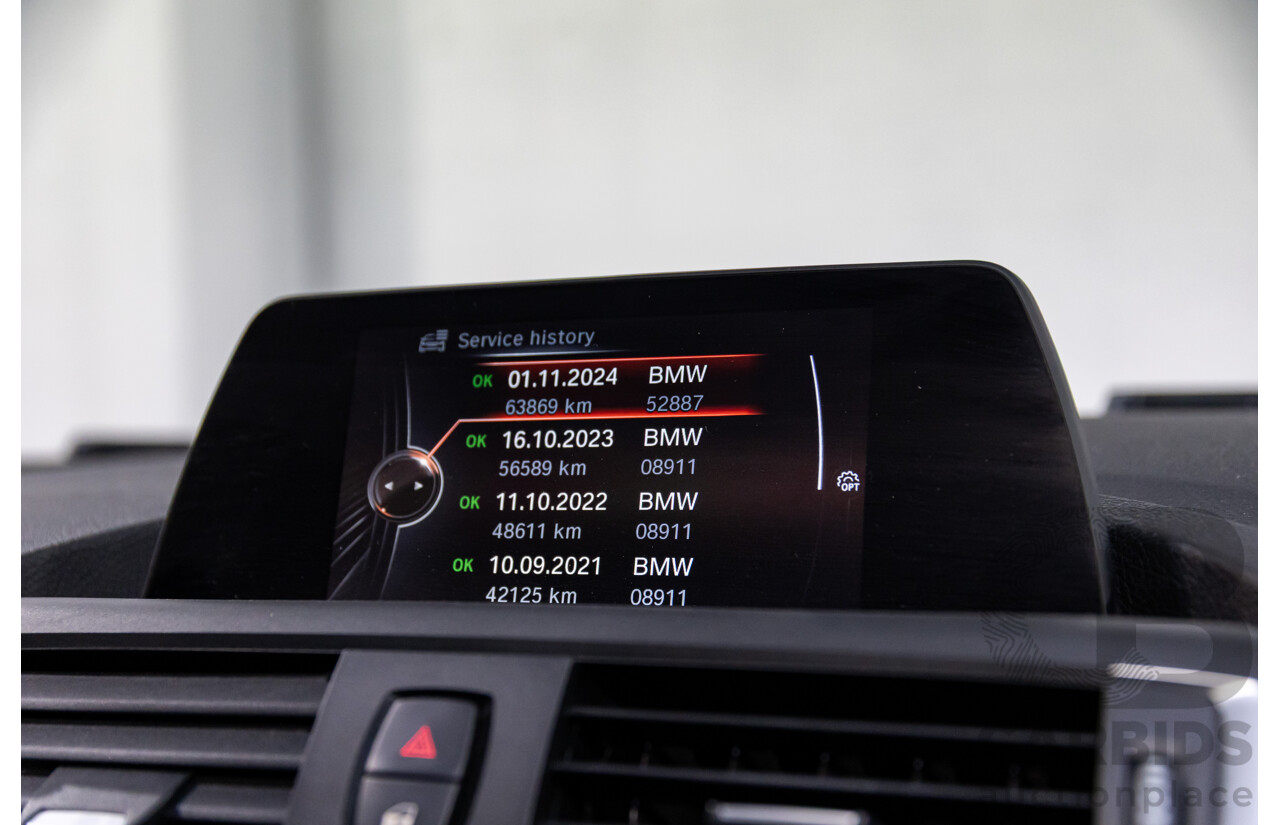 06/2016 BMW 118i Sport Line (RWD) F20 LCI 5d Hatchback Alpine White Turbo 1.5L