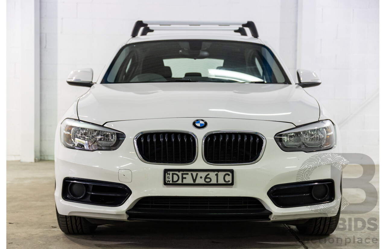 06/2016 BMW 118i Sport Line (RWD) F20 LCI 5d Hatchback Alpine White Turbo 1.5L