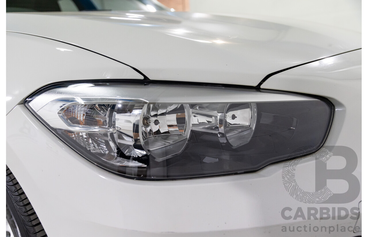 06/2016 BMW 118i Sport Line (RWD) F20 LCI 5d Hatchback Alpine White Turbo 1.5L