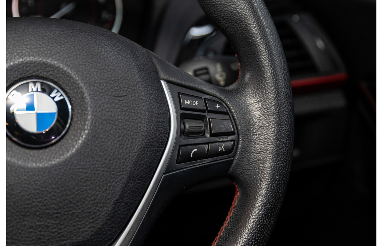 06/2016 BMW 118i Sport Line (RWD) F20 LCI 5d Hatchback Alpine White Turbo 1.5L