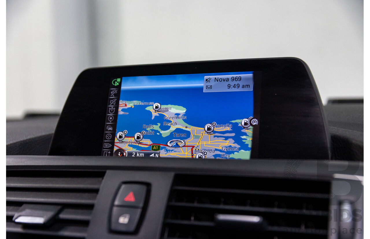 06/2016 BMW 118i Sport Line (RWD) F20 LCI 5d Hatchback Alpine White Turbo 1.5L