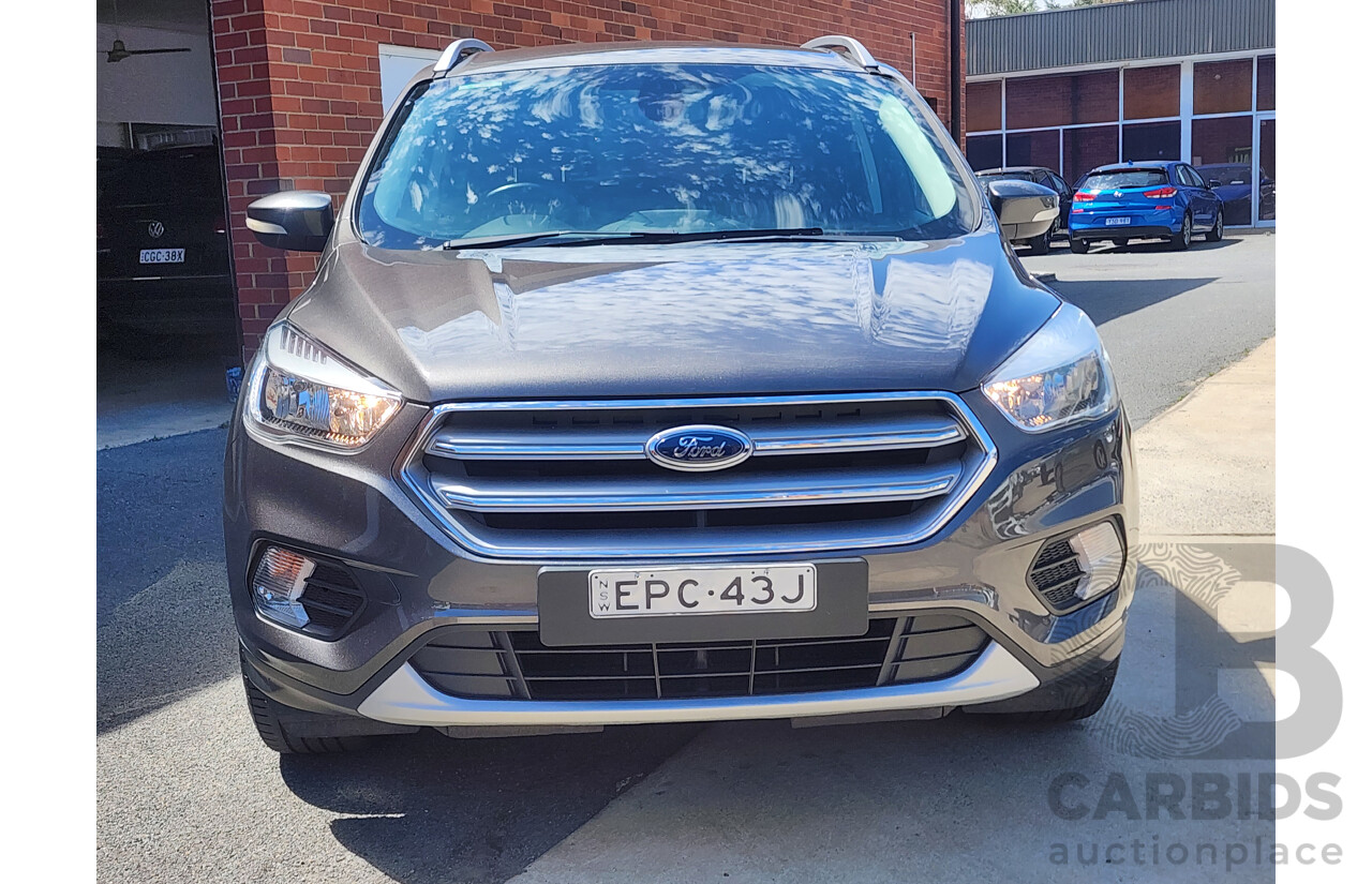 6/2018 Ford Escape Trend ZG MY18 4d Wagon Grey 1.5L