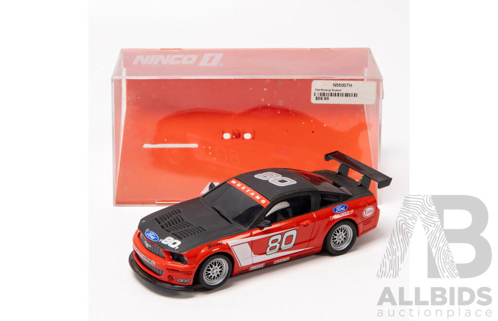 Ninco 1 Ford Mustang Daytona 1:32 Scale Slot Car