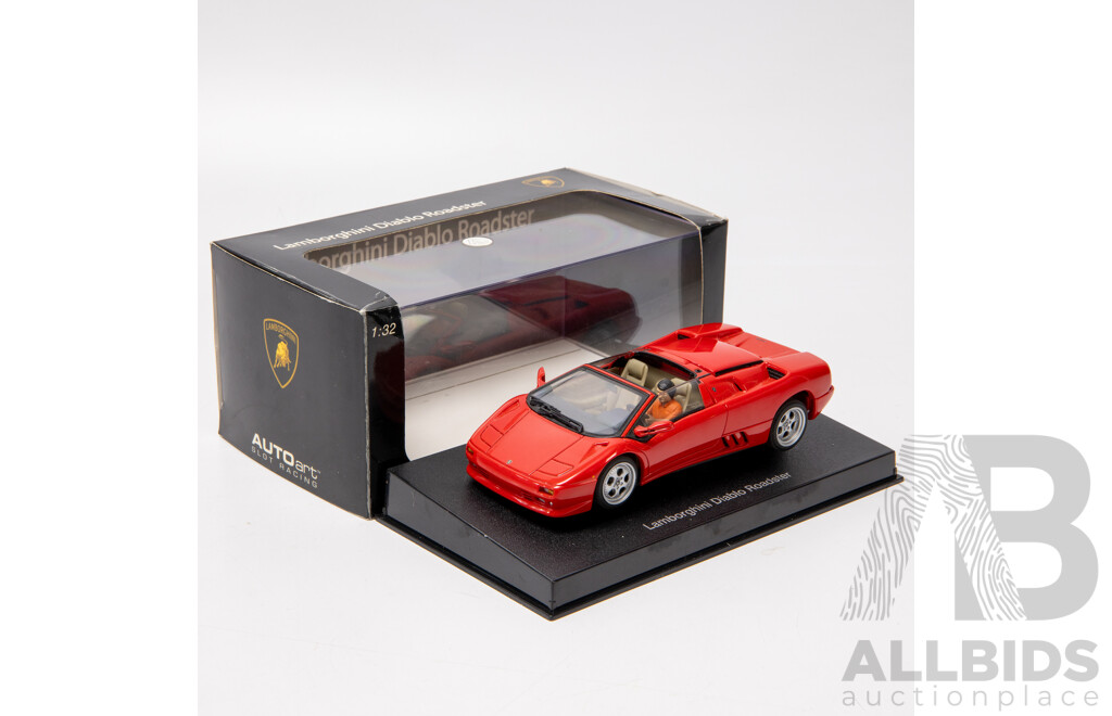 Autoart Lamborghini Diablo Roadster 1:32 Scale Slot Cars