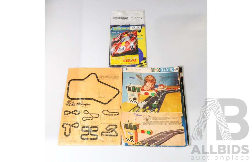 Large Collection of Both Vintage and New Scalextric Track and Rails