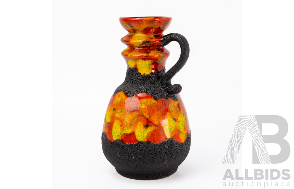 Vintage West German Fat Lava Jug by Walter Gerhards Keramik