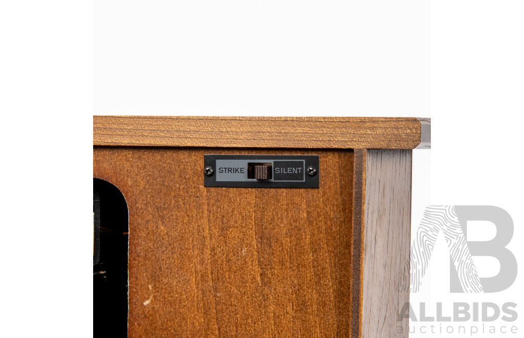 Reproduction Timber Mantle Clock by Aikosha