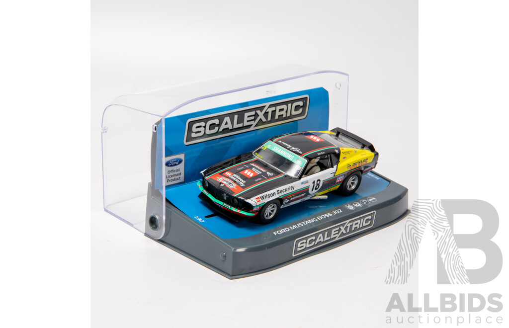 Scalextric 1969 Ford Mustang Boss 302 1:32 Scale Slot Car