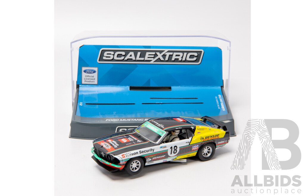 Scalextric 1969 Ford Mustang Boss 302 1:32 Scale Slot Car