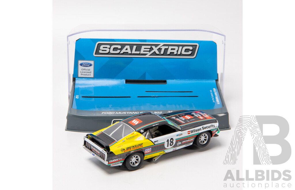 Scalextric 1969 Ford Mustang Boss 302 1:32 Scale Slot Car