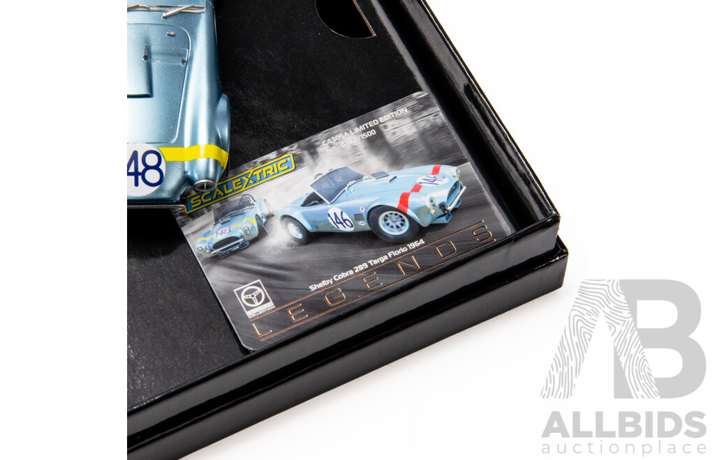 Scalextric Legends Box Set Shelby Cobra 289 Targa Florio 1964 1:32 Scale Slot Car