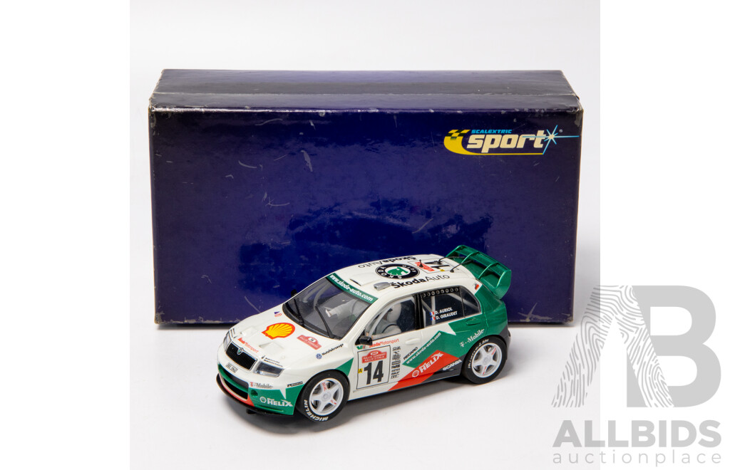 Scalextric Skoda WRC Fabia 1:32 Scale Slot Car