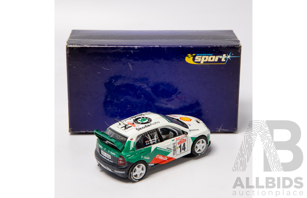 Scalextric Skoda WRC Fabia 1:32 Scale Slot Car