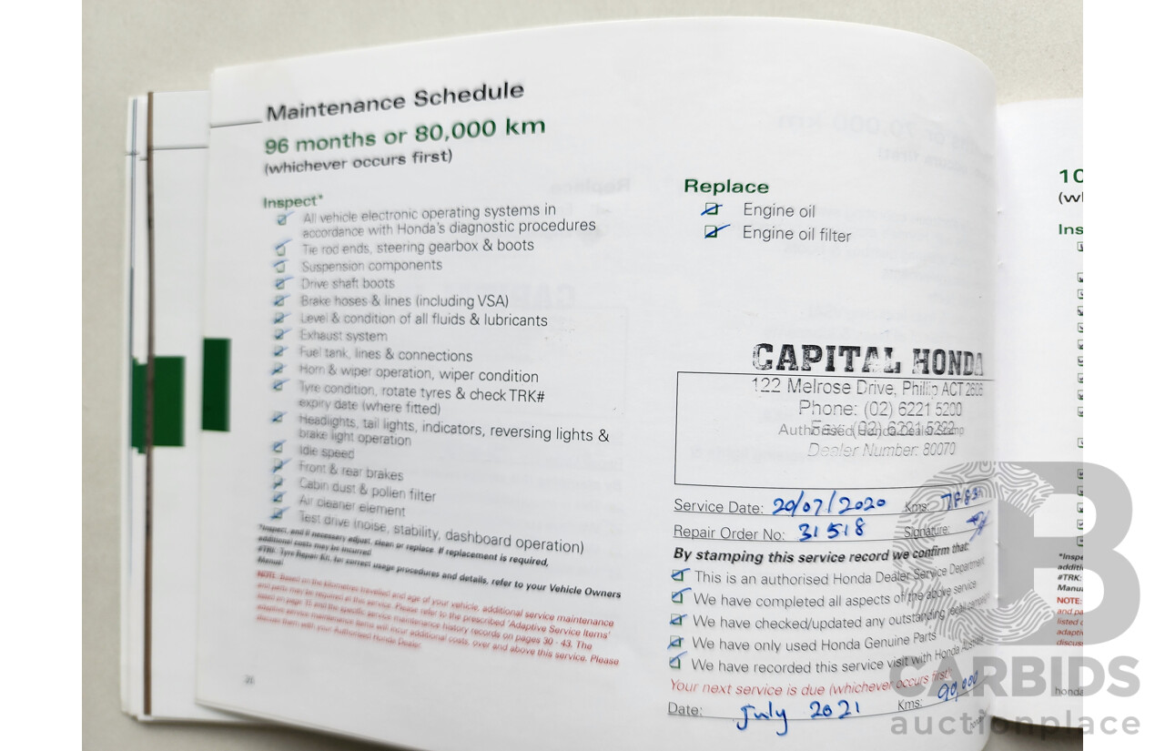 5/2015 Honda Hr-V VTi  4d Wagon White 1.8L