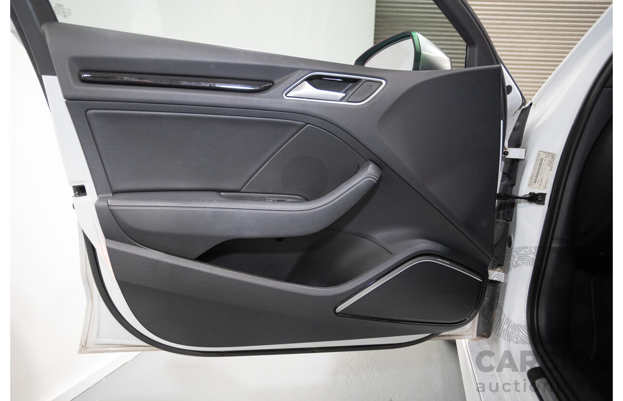 7/2016 Audi S3 2.0 TFSI Quattro (AWD) 8V MY15 4D Sedan Glacier White Turbo 2.0L