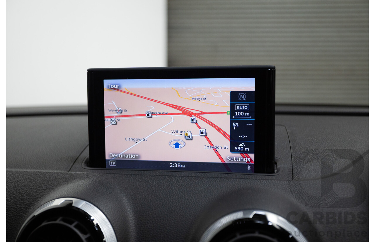 7/2016 Audi S3 2.0 TFSI Quattro (AWD) 8V MY15 4D Sedan Glacier White Turbo 2.0L