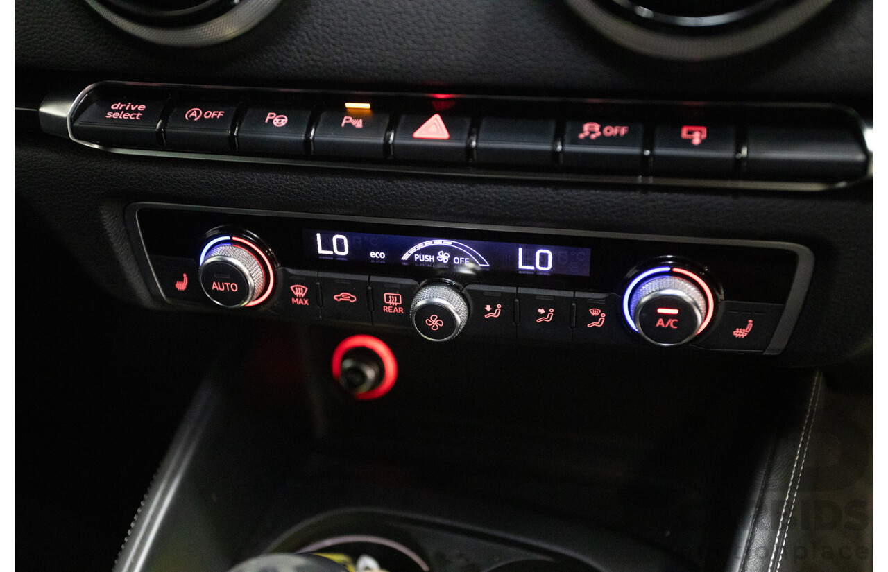 7/2016 Audi S3 2.0 TFSI Quattro (AWD) 8V MY15 4D Sedan Glacier White Turbo 2.0L