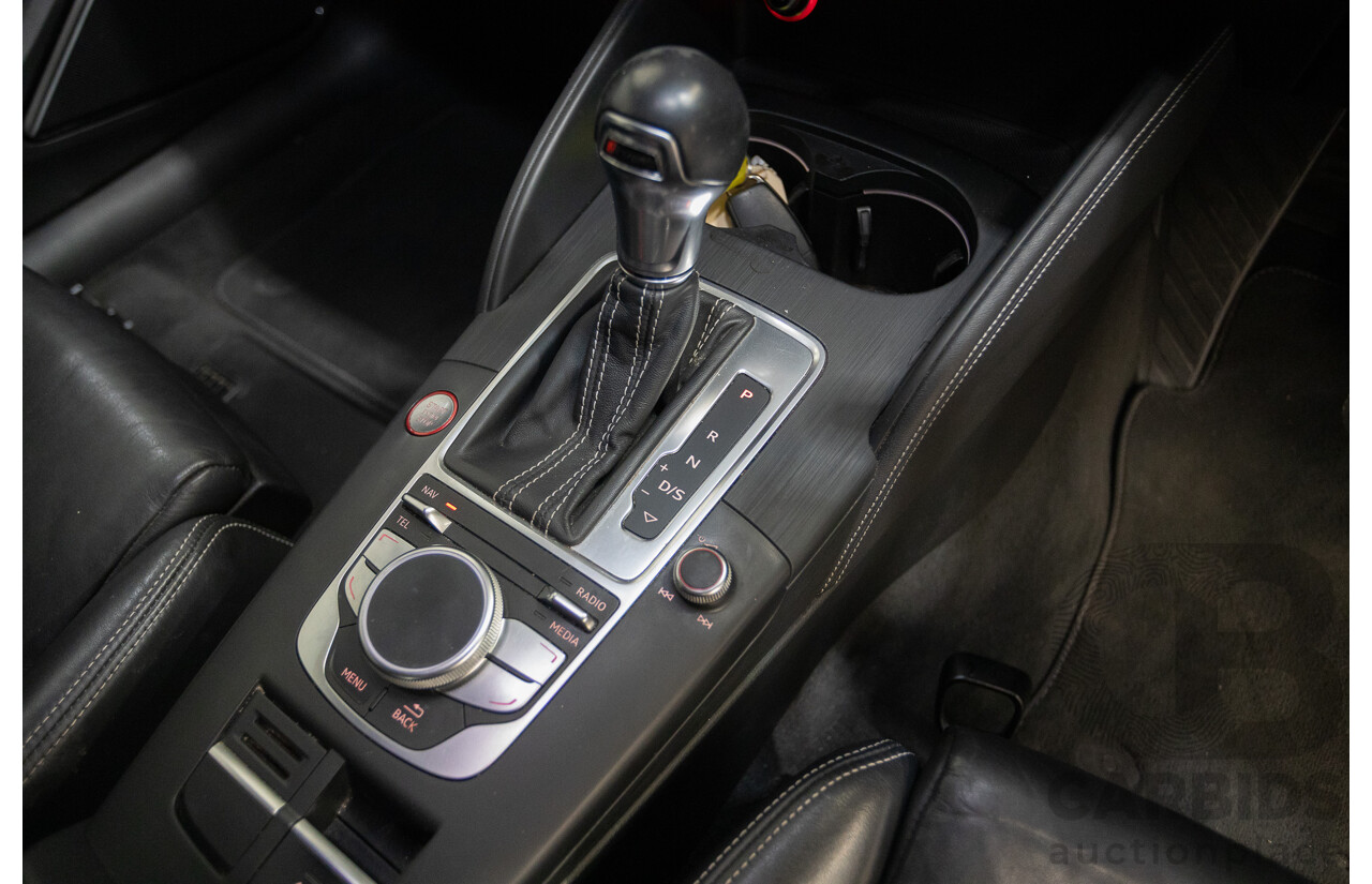 7/2016 Audi S3 2.0 TFSI Quattro (AWD) 8V MY15 4D Sedan Glacier White Turbo 2.0L