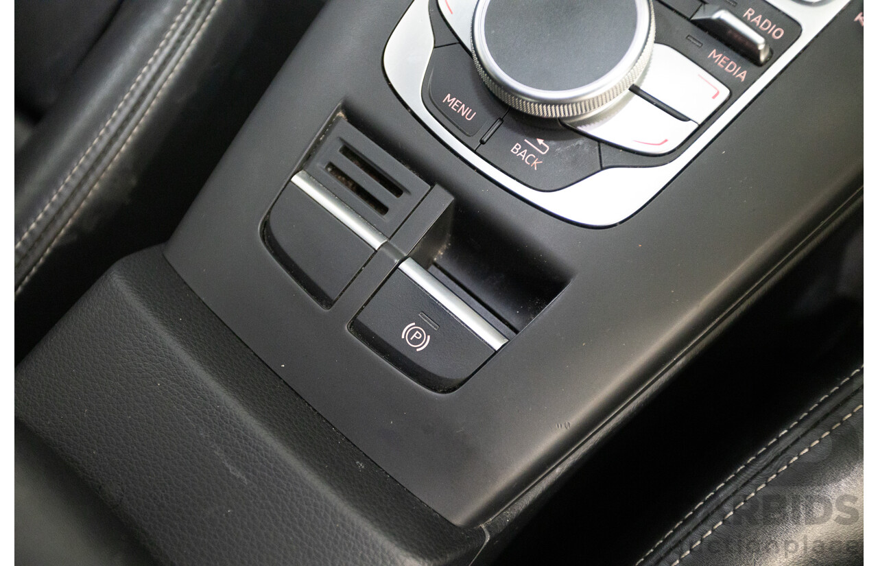 7/2016 Audi S3 2.0 TFSI Quattro (AWD) 8V MY15 4D Sedan Glacier White Turbo 2.0L