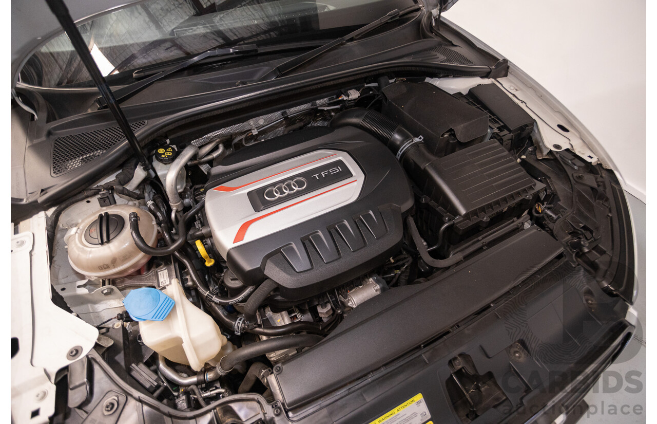 7/2016 Audi S3 2.0 TFSI Quattro (AWD) 8V MY15 4D Sedan Glacier White Turbo 2.0L