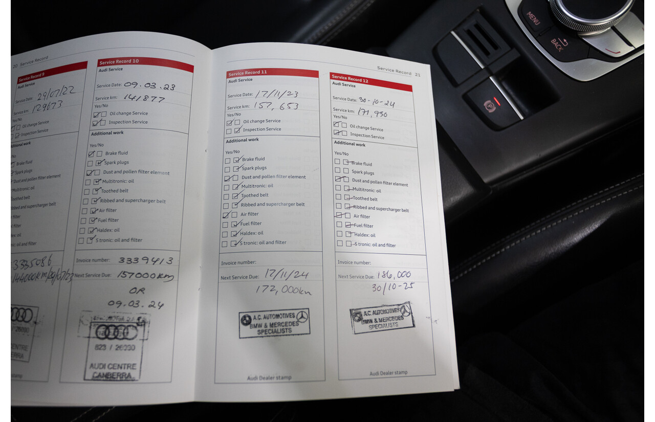 7/2016 Audi S3 2.0 TFSI Quattro (AWD) 8V MY15 4D Sedan Glacier White Turbo 2.0L