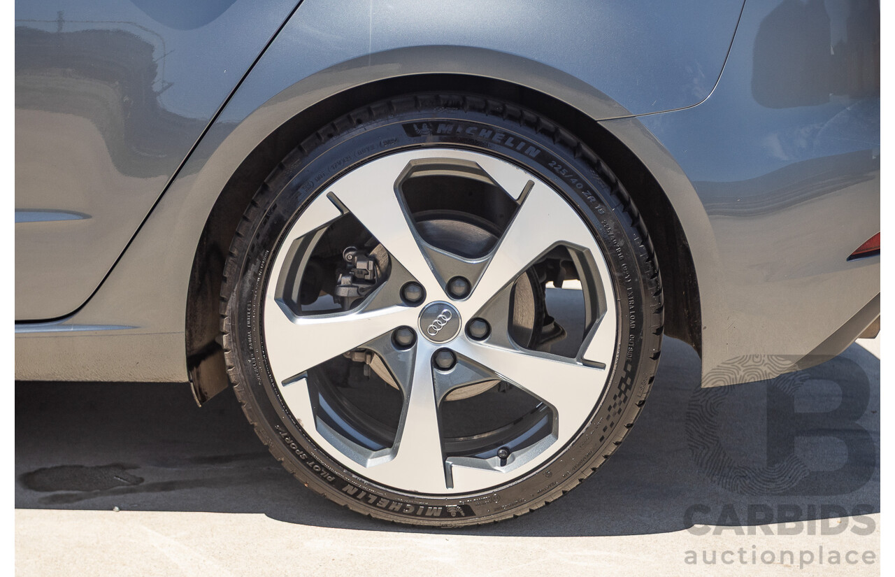 10/2017 Audi A3 TFSI Sportback COD 8V MY18 5D Hatchback Monsoon Grey Metallic Turbo 1.4L