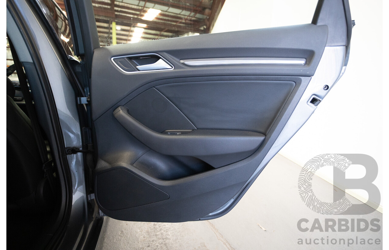 10/2017 Audi A3 TFSI Sportback COD 8V MY18 5D Hatchback Monsoon Grey Metallic Turbo 1.4L