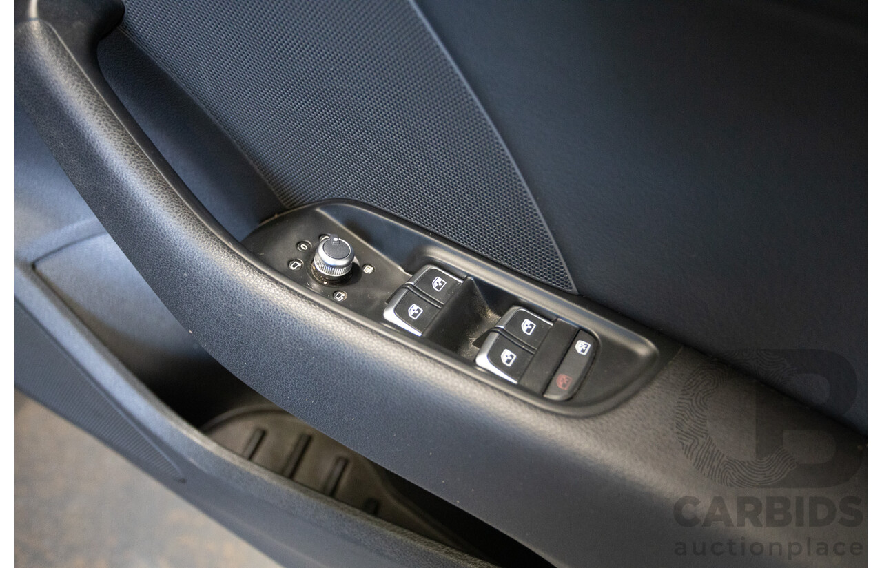 10/2017 Audi A3 TFSI Sportback COD 8V MY18 5D Hatchback Monsoon Grey Metallic Turbo 1.4L