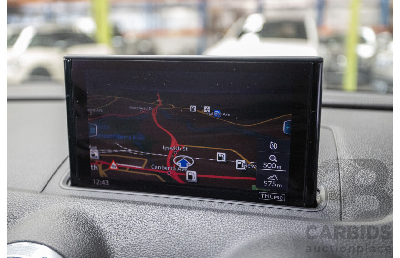 10/2017 Audi A3 TFSI Sportback COD 8V MY18 5D Hatchback Monsoon Grey Metallic Turbo 1.4L