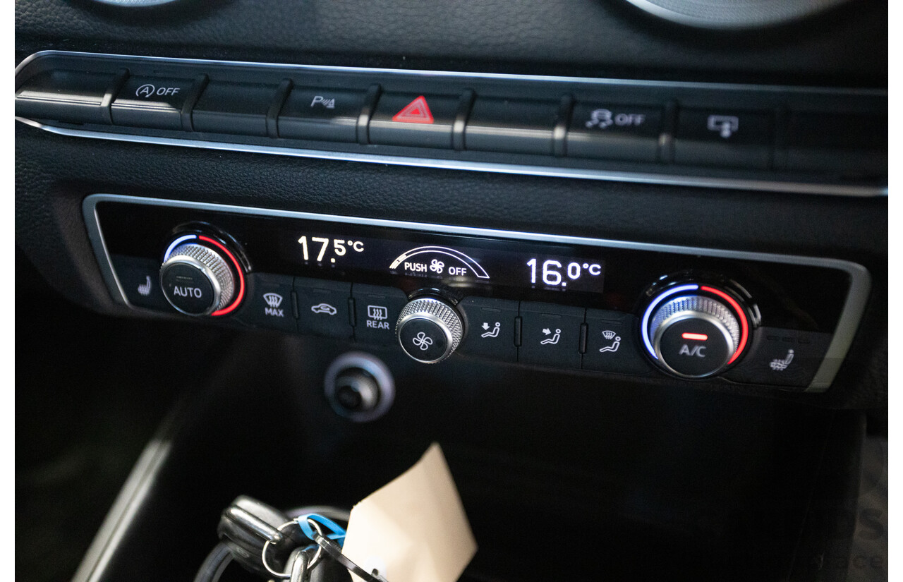 10/2017 Audi A3 TFSI Sportback COD 8V MY18 5D Hatchback Monsoon Grey Metallic Turbo 1.4L