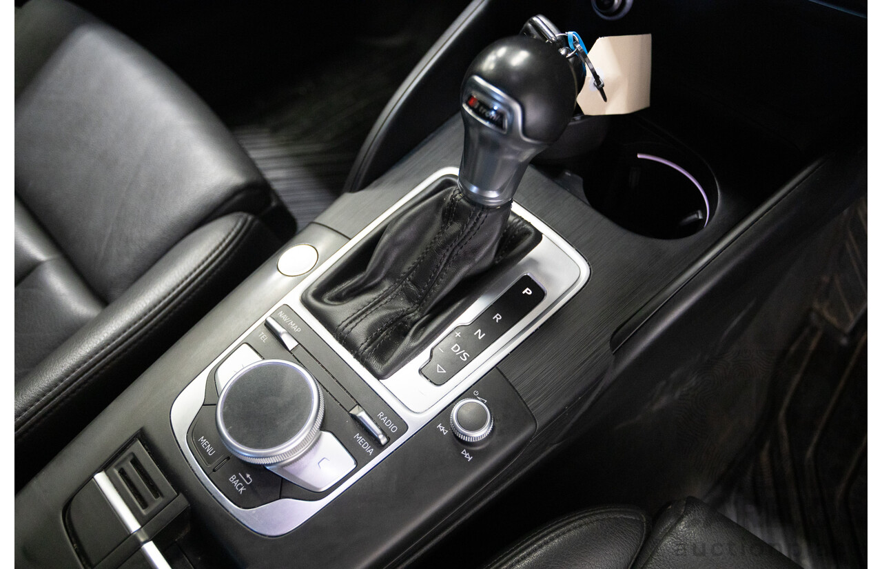 10/2017 Audi A3 TFSI Sportback COD 8V MY18 5D Hatchback Monsoon Grey Metallic Turbo 1.4L