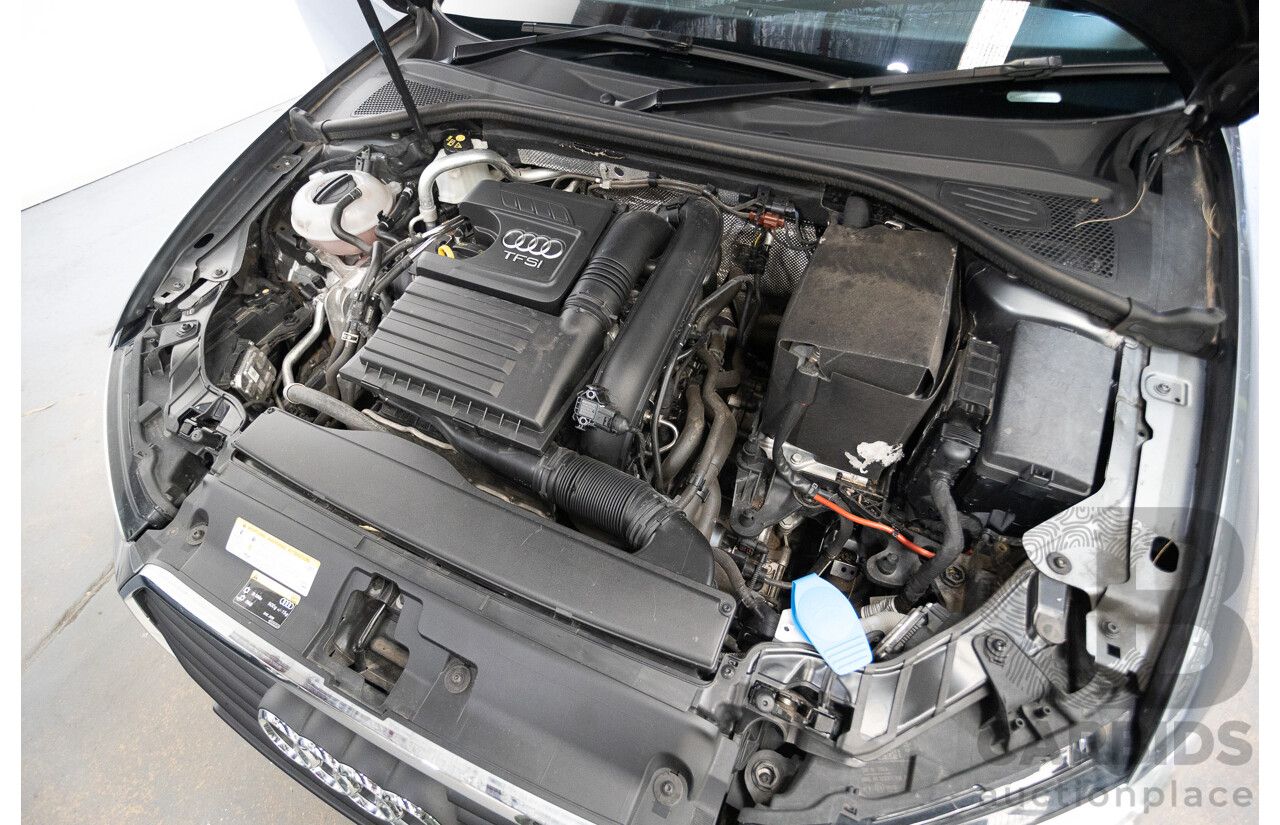 10/2017 Audi A3 TFSI Sportback COD 8V MY18 5D Hatchback Monsoon Grey Metallic Turbo 1.4L