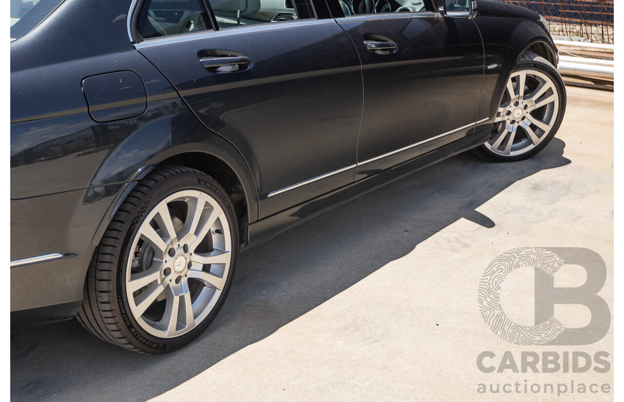 11/2011 Mercedes-Benz C250 CDI Avantguard W204 MY11 4D Sedan Magnetite Black 2.1L
