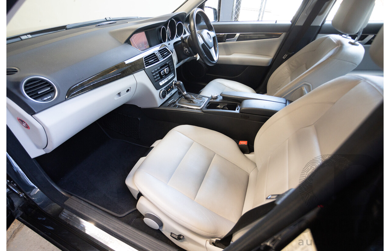 11/2011 Mercedes-Benz C250 CDI Avantguard W204 MY11 4D Sedan Magnetite Black 2.1L