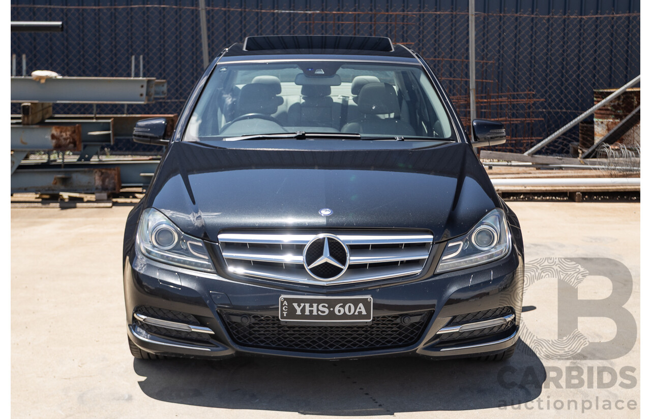 11/2011 Mercedes-Benz C250 CDI Avantguard W204 MY11 4D Sedan Magnetite Black 2.1L