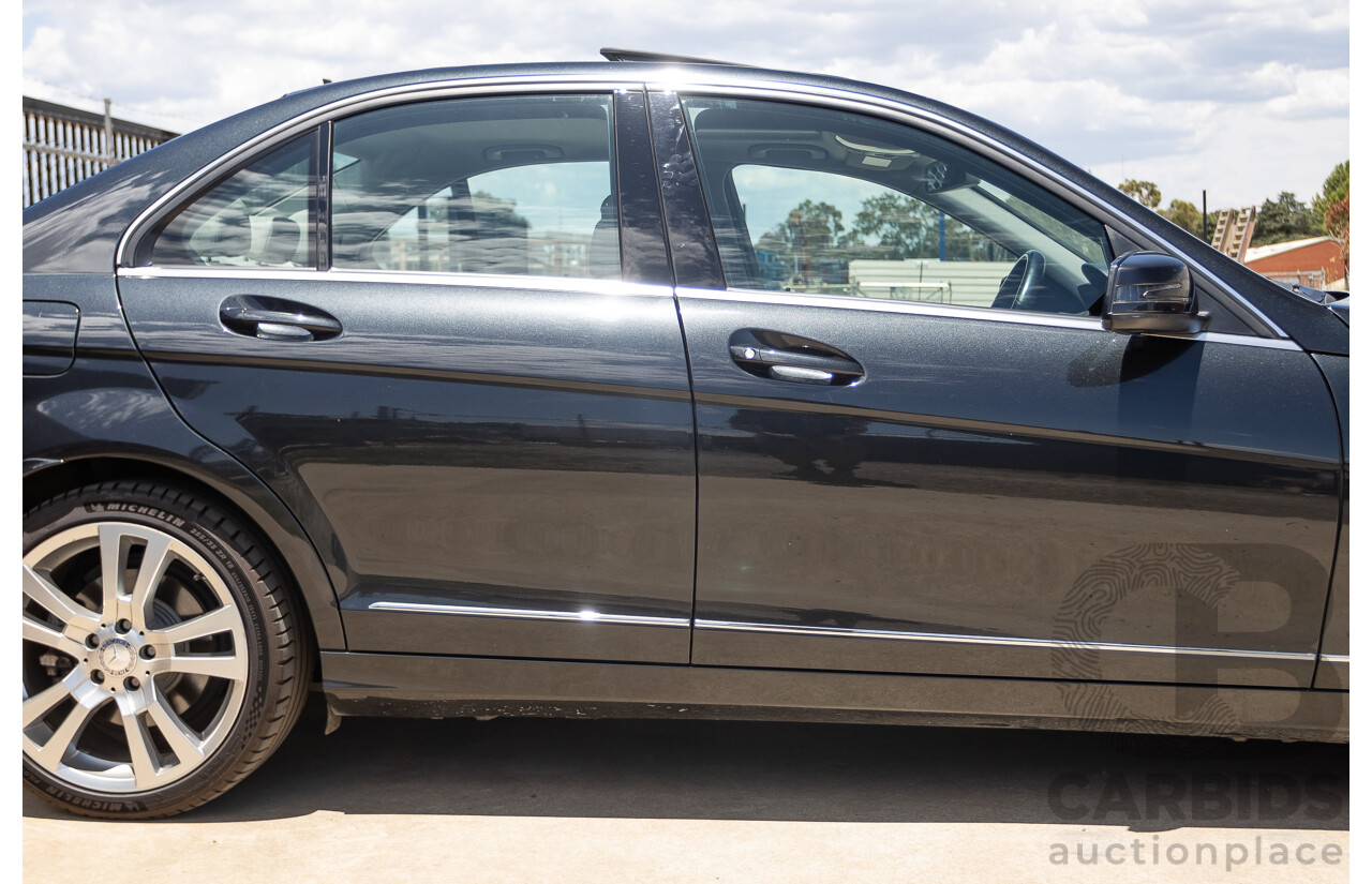 11/2011 Mercedes-Benz C250 CDI Avantguard W204 MY11 4D Sedan Magnetite Black 2.1L