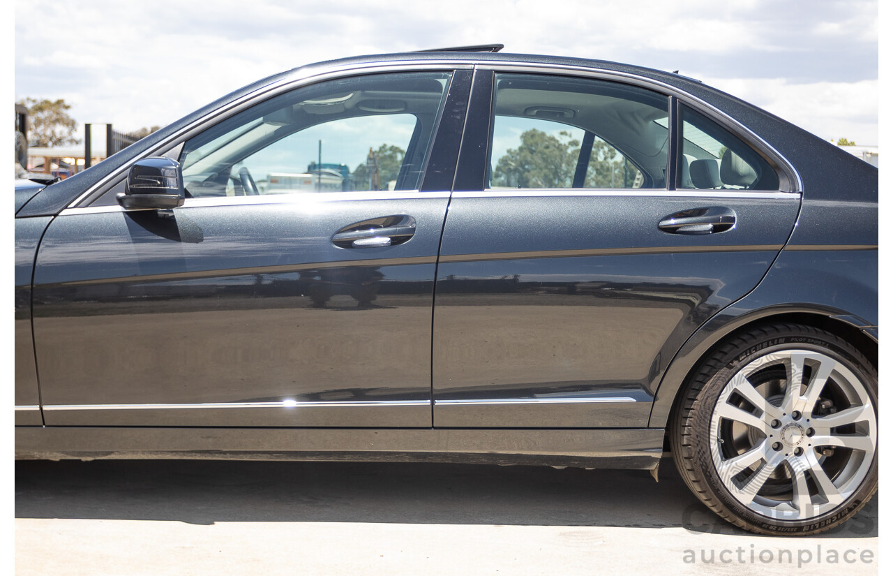 11/2011 Mercedes-Benz C250 CDI Avantguard W204 MY11 4D Sedan Magnetite Black 2.1L