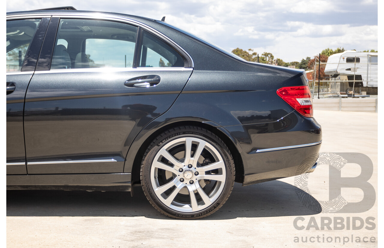 11/2011 Mercedes-Benz C250 CDI Avantguard W204 MY11 4D Sedan Magnetite Black 2.1L