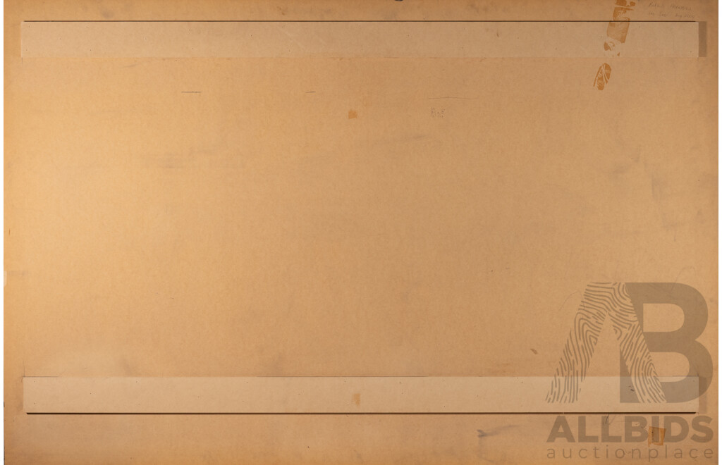 Artist Unknown (20th Century), Red-Billed Hornbill. Wonderful Mixed Media Colour Photograph, 110 x 168 cm