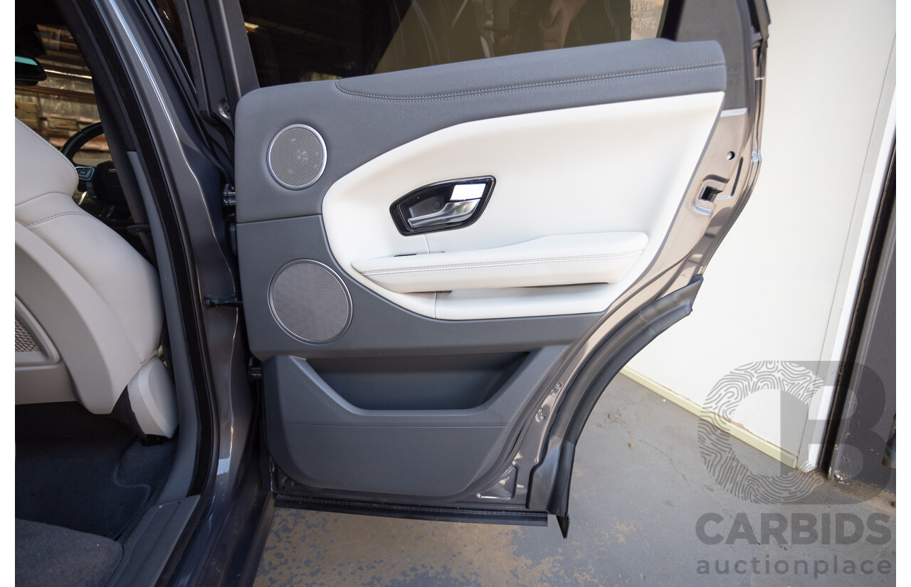 08/2016 Range Rover Evoque Td4 180 HSE Dynamic (AWD) LV MY17 5D Wagon Waitomo Grey Turbo Diesel 2.0L