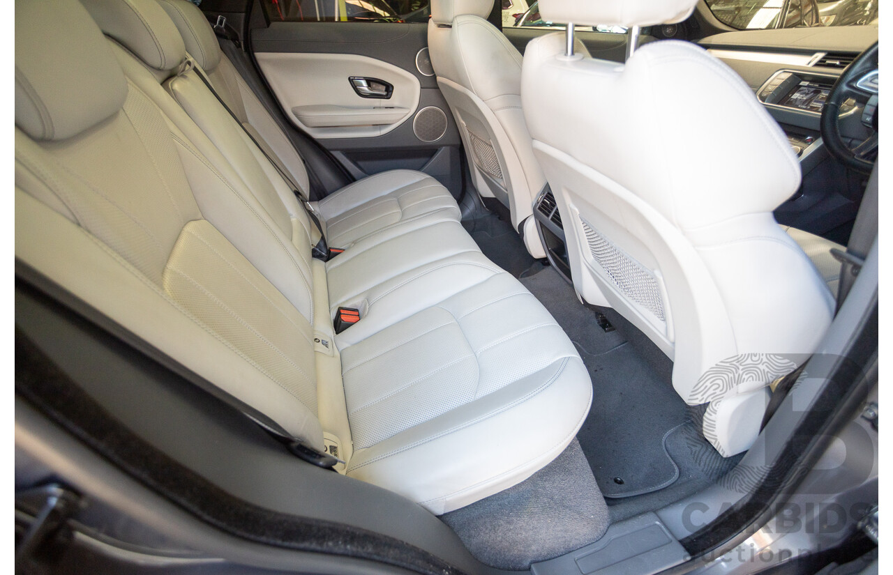 08/2016 Range Rover Evoque Td4 180 HSE Dynamic (AWD) LV MY17 5D Wagon Waitomo Grey Turbo Diesel 2.0L